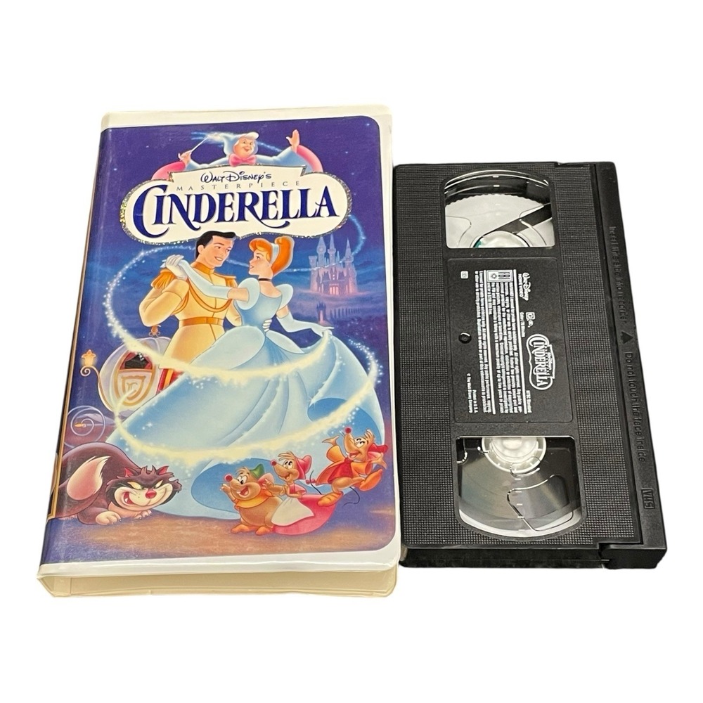 Cinderella VHS 1995 Disney's‎ Masterpiece Clamshell